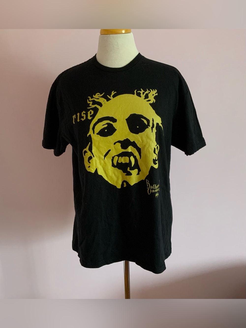 Black Graphic Tee with Nosforatu